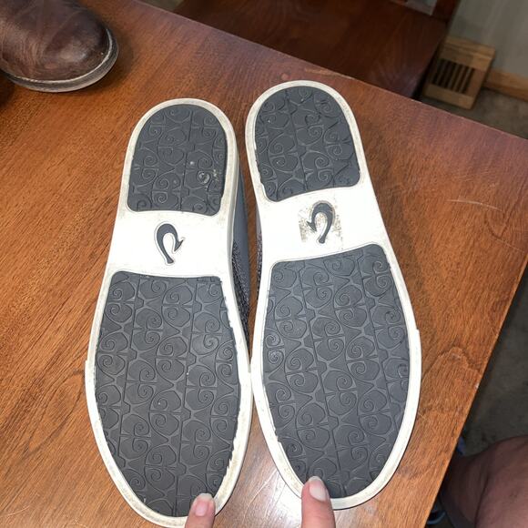 OluKai Pehuea Slip-On Gray Mesh Shoes Women's Size US 8.5 - Picture 3 of 4